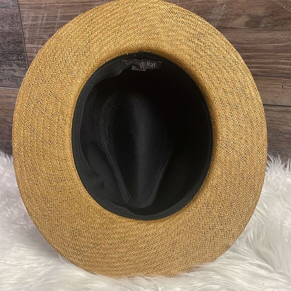 San Diego Hat Company Out of Office Ultrabraid Fedora Hat - Picture 5 of 6